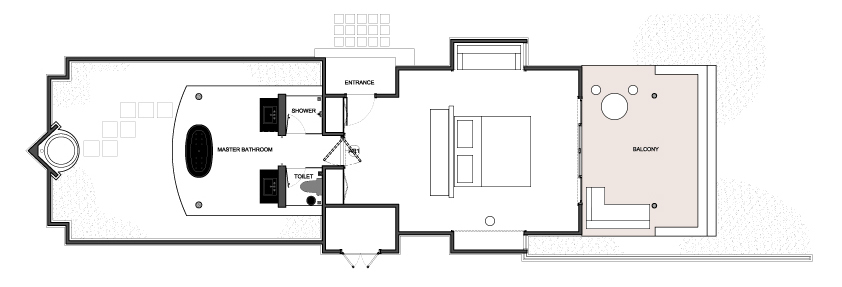 沙灘別墅 - 平面圖 2